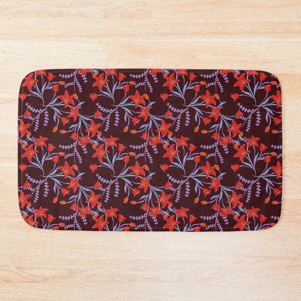 Item preview, Bull Run Bluebells - Maroon designed and sold by JaselviiStudio.