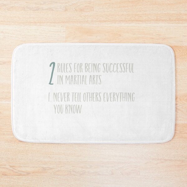 Item preview, Funny Martial Arts 2 Rules for Being Successful designed and sold by whyitsme.