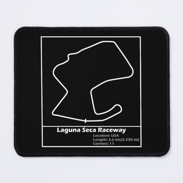 Item preview, Laguna Seca Raceway (White) designed and sold by Flamurdesign.