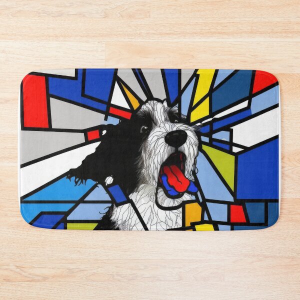 Item preview, Dog Piet Mondrian Scream designed and sold by Animally-Ai.