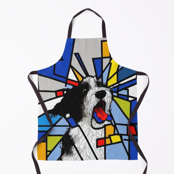 Item preview, Dog Piet Mondrian Scream designed and sold by Animally-Ai.