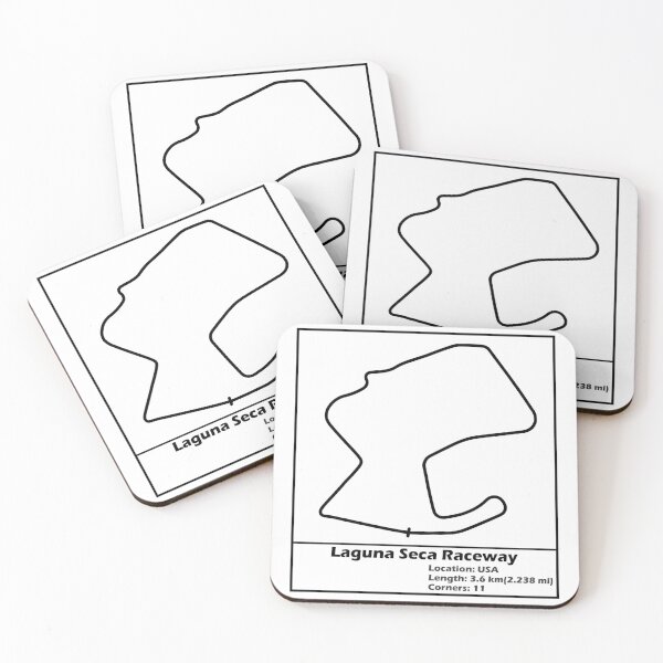 Item preview, Laguna Seca Raceway (Black) designed and sold by Flamurdesign.
