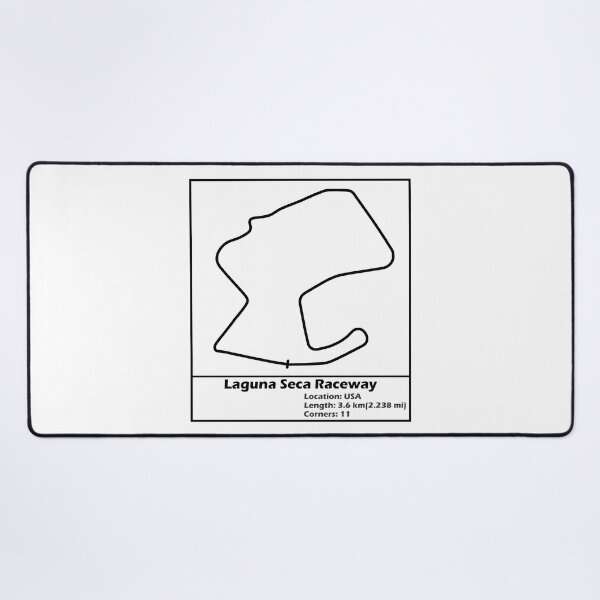 Item preview, Laguna Seca Raceway (Black) designed and sold by Flamurdesign.