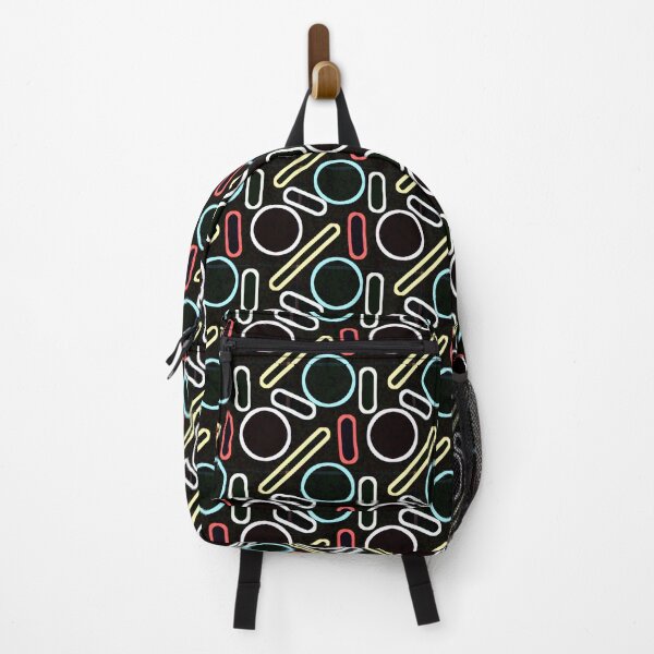 Item preview, Neon circles and lines seamless pattern designed and sold by S4Graphics.
