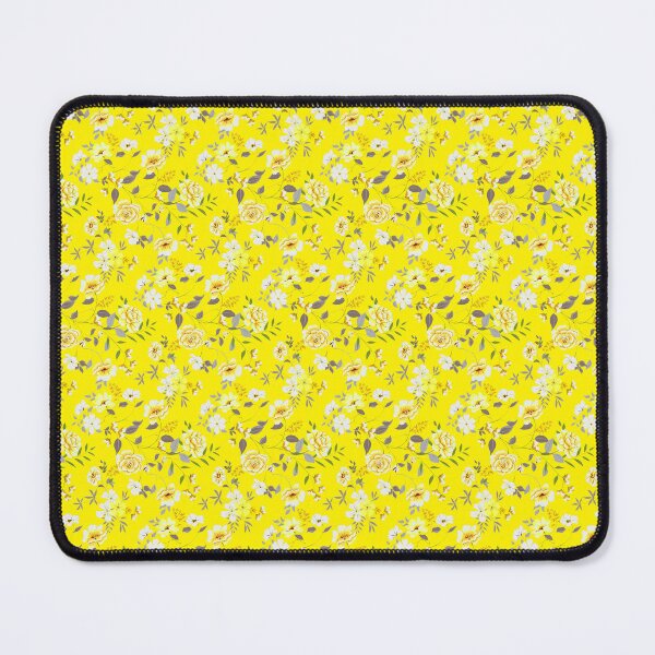 Item preview, Yellow Roses on Sunshine Yellow Background designed and sold by Darcy777.