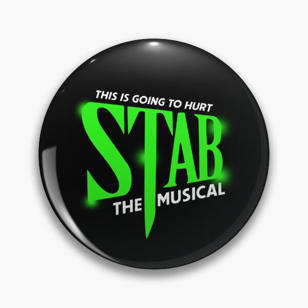 Item preview, STAB The Musical (Logo, Scream) designed and sold by Borderline Brutal.