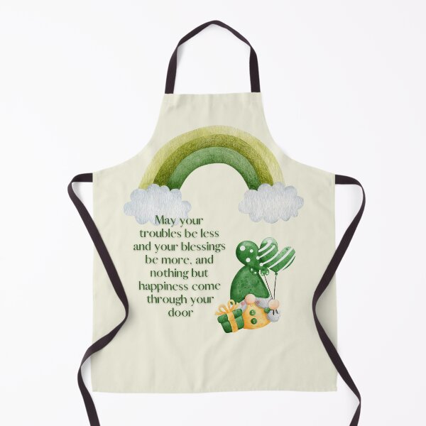 Item preview, Happy St. Patrick's Day - May your troubles be less and your blessings be more, and nothing but happiness come through your door designed and sold by aywchen.