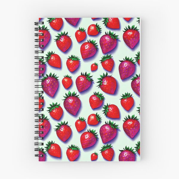 Item preview, Realistic Strawberry Pattern Watercolor Painting designed and sold by amithachapa.