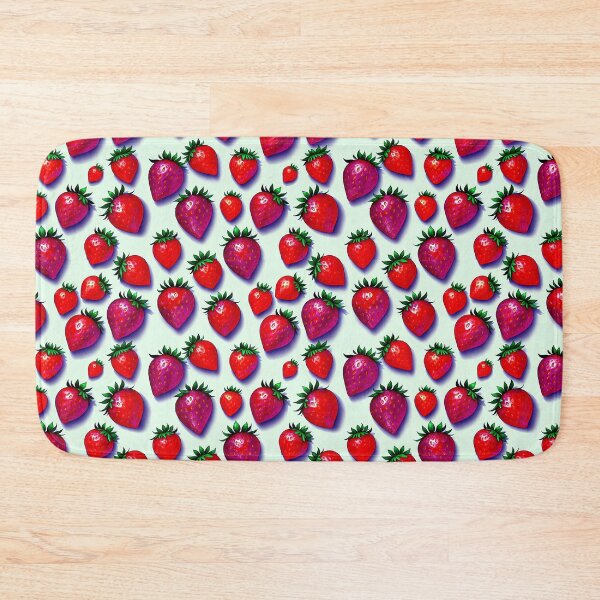 Item preview, Realistic Strawberry Pattern Watercolor Painting designed and sold by amithachapa.