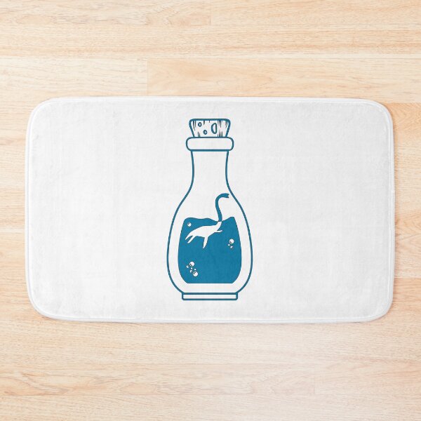Item preview, Cosas en tarros - Monstruo del lago Ness - Azul designed and sold by Embyr Rose.