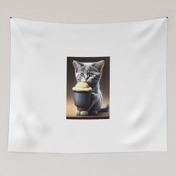 Item preview, Kitty With Cream designed and sold by Deadlyhal.