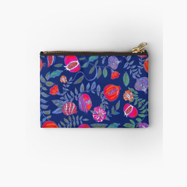 Item preview, Pomegranate pattern electric blue designed and sold by AlexTroi.