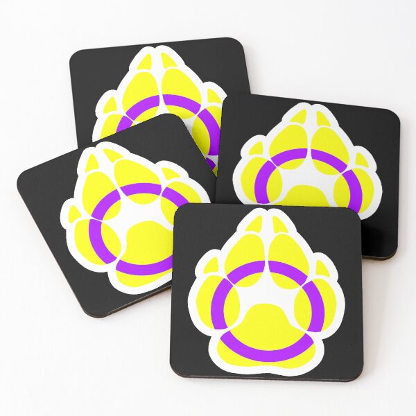 Item preview, Pride paw (Intersex) designed and sold by StarWolfLegacy.