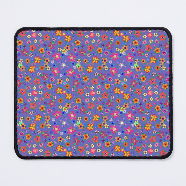 Item preview, Spring Flowers Beautiful and Bright on Periwinkle Blue designed and sold by CheriesArt.