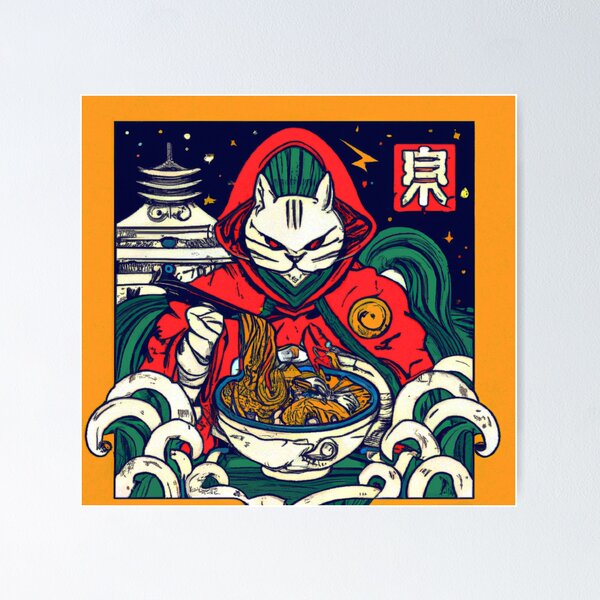 LET ME SOLO HER Jar Head Warrior Eating Ramen  Poster for Sale by  Lakisha's Design