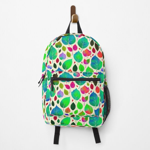 Item preview, Rainbow Leaves Pattern Art designed and sold by amithachapa.