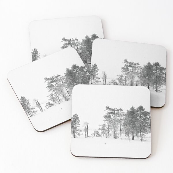Item preview, Siikaneva snowscene bw designed and sold by Jouko Lehto Photography.