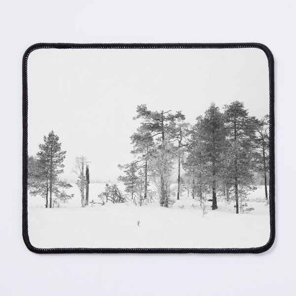 Item preview, Siikaneva snowscene bw designed and sold by Jouko Lehto Photography.