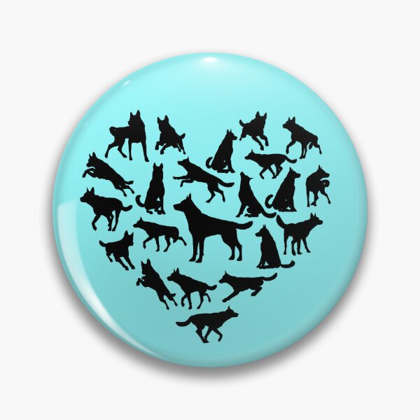 Artikelvorschau, Aus Liebe zu Hunden (schwarz) entworfen und verkauft von BuckWildDesigns.