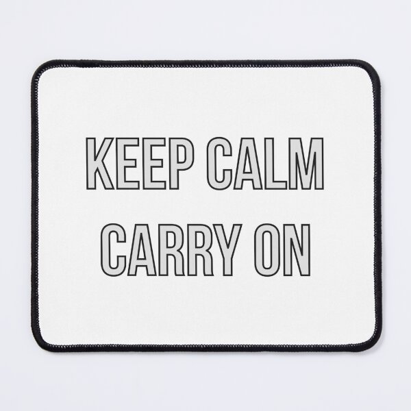 Item preview, keep calm carry on designed and sold by Zelius.