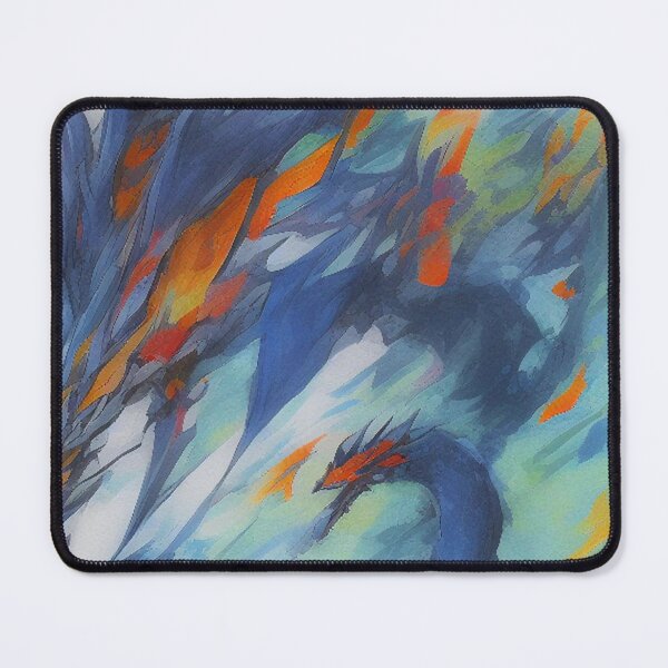Item preview, Abstract flying dragon creative art designed and sold by brilliant-com.