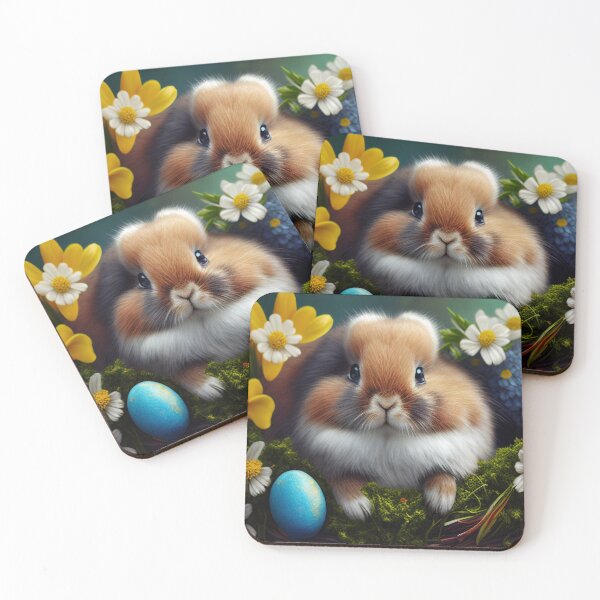 Item preview, Easter Bunny Surrounded by Flowers designed and sold by Expressive Vision.