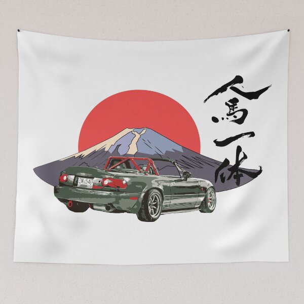 Item preview, Mazda Miata/Mx5 - Jinba Ittai Mount Fuji edition designed and sold by mudfleap.