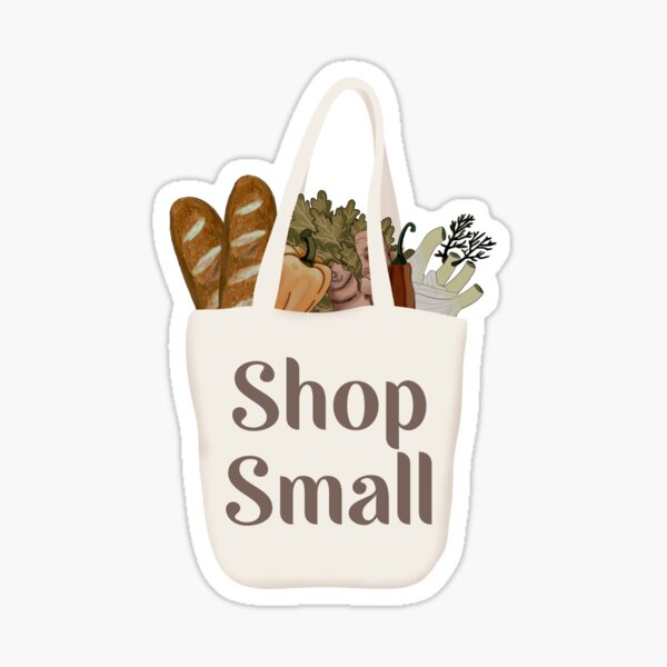Item preview, shop small, shopping bag  designed and sold by drawingwithzaza.