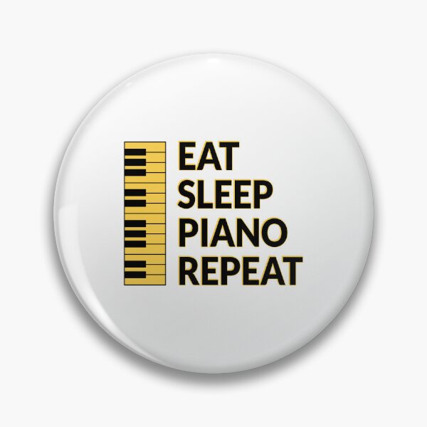 Item preview, Eat Sleep Piano Repeat - keyboard  musician - Pianist gift ideas designed and sold by Inspirationmotivation.