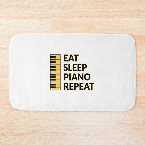 Item preview, Eat Sleep Piano Repeat - keyboard  musician - Pianist gift ideas designed and sold by Inspirationmotivation.
