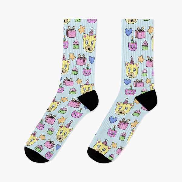 Artikelvorschau, Trauriges niedliches Hundekatzen-Kuchen-Geschenk-Muster Kawaii Pastell entworfen und verkauft von NaturesElements.