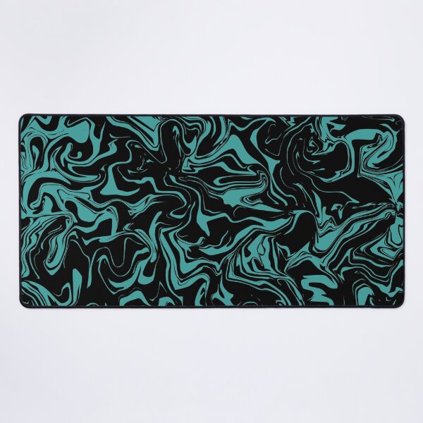 Item preview, Teal and Black Oil Spill  designed and sold by WildNClassyFun.