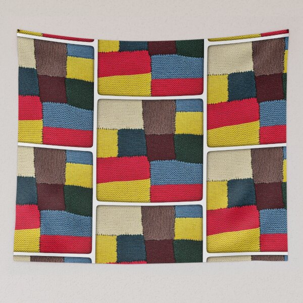 Item preview, Woollen Patchwork Quilt designed and sold by Duncan-Mac.