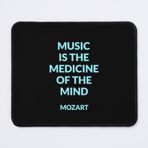 Item preview, Mozart Quotes - Music is the medicine of the mind - quotes about music designed and sold by Inspirationmotivation.