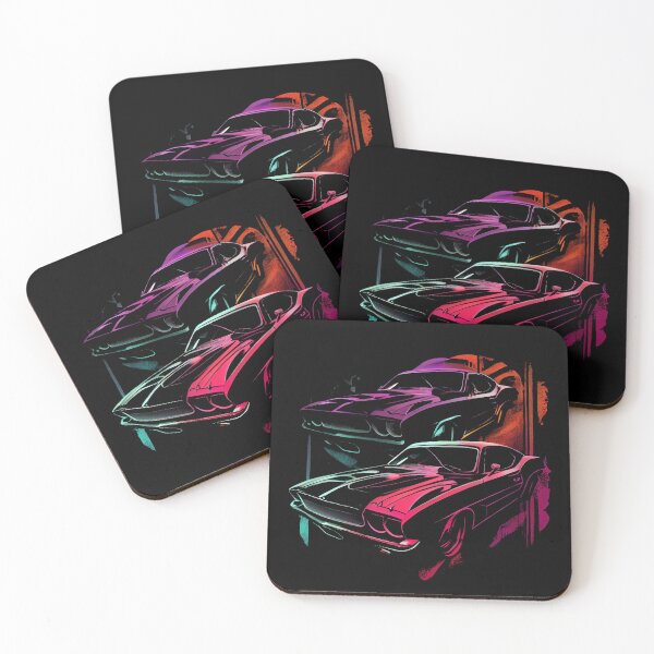 Item preview, Vintage Muscle Cars Synthwave designed and sold by pedrogag.