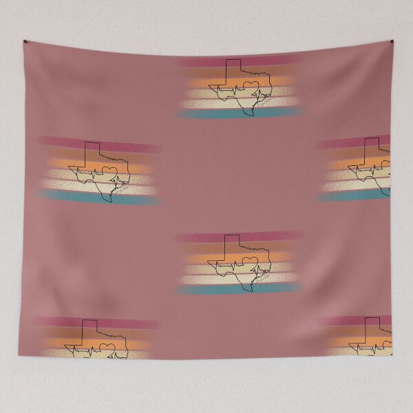 Item preview, Heartbeat - Texas - color designed and sold by HooYooTeeTees.