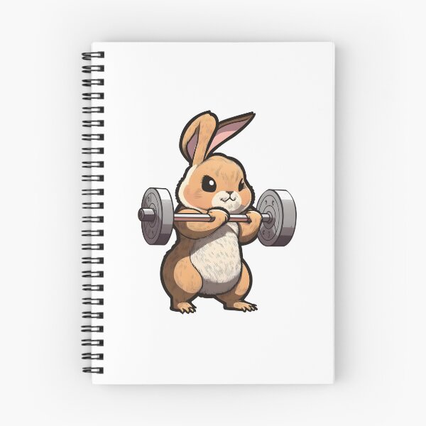 Item preview, Bunny with a barbell designed and sold by PatternBestFan.