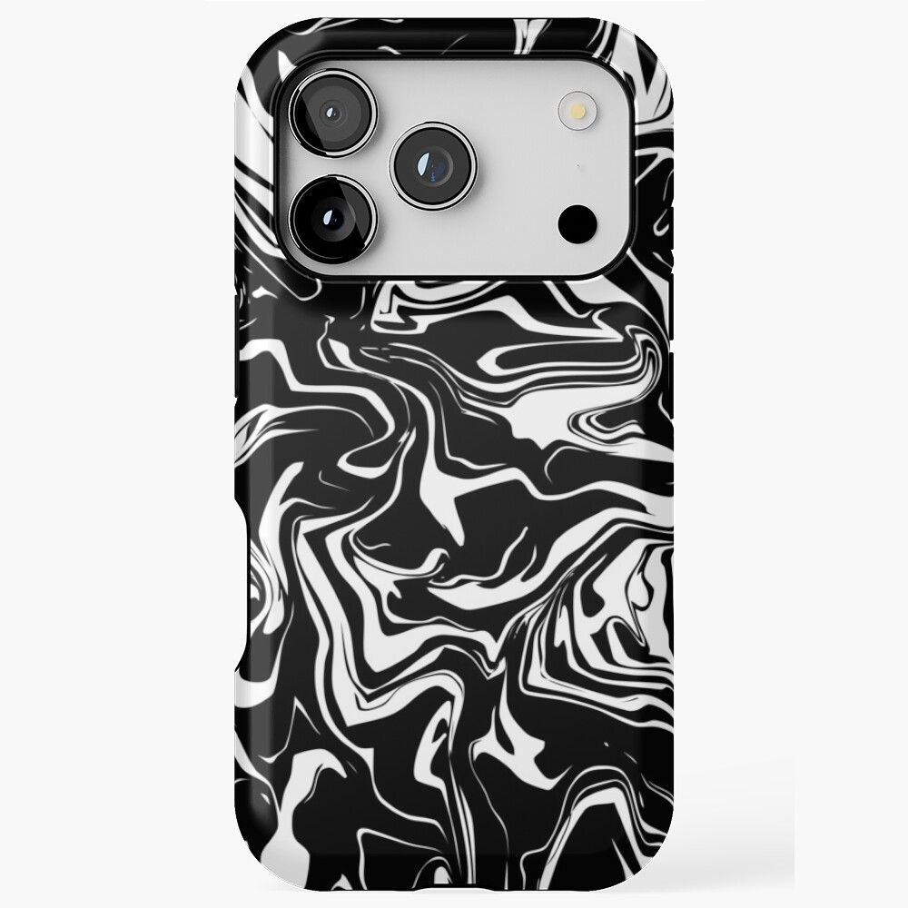 Black and White Oil Spill 