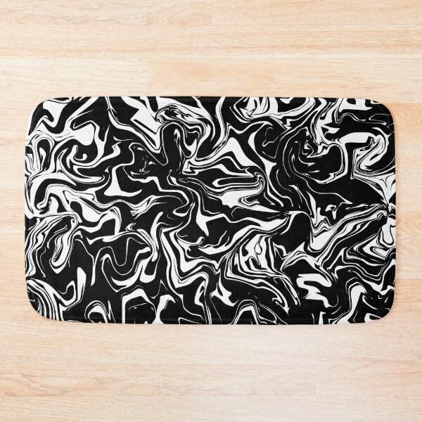 Item preview, Black and White Oil Spill  designed and sold by WildNClassyFun.