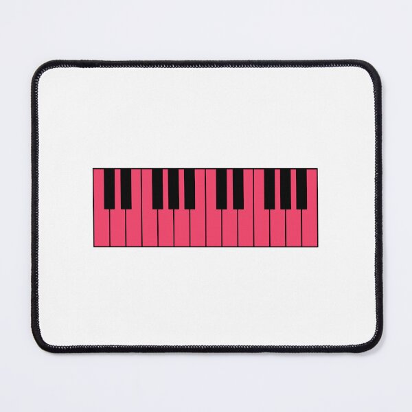 Item preview, Piano keyboard bright pink designed and sold by Inspirationmotivation.