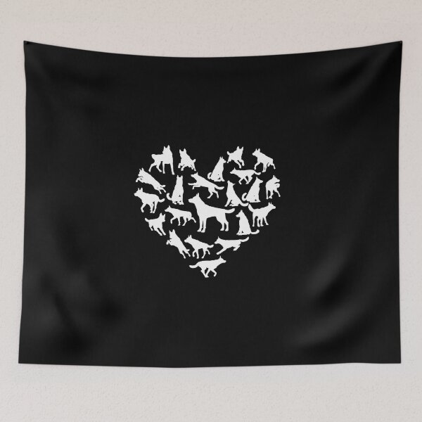 Item preview, For The Love Of Dogs (white) designed and sold by BuckWildDesigns.