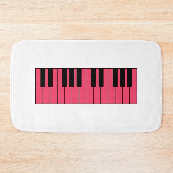 Item preview, Piano keyboard bright pink designed and sold by Inspirationmotivation.