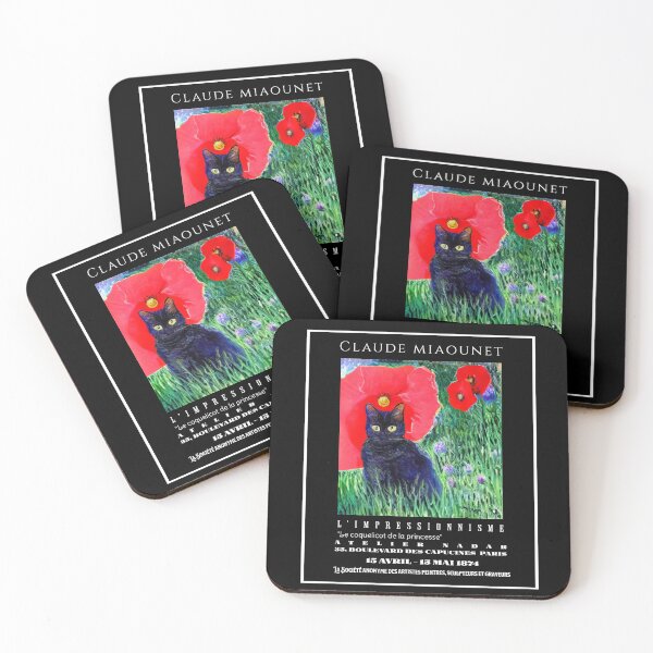 Item preview, Fantasy Gallery Poster for Cluade Miaounet "Le coquelicot de la princesse" designed and sold by ArtistaCats.