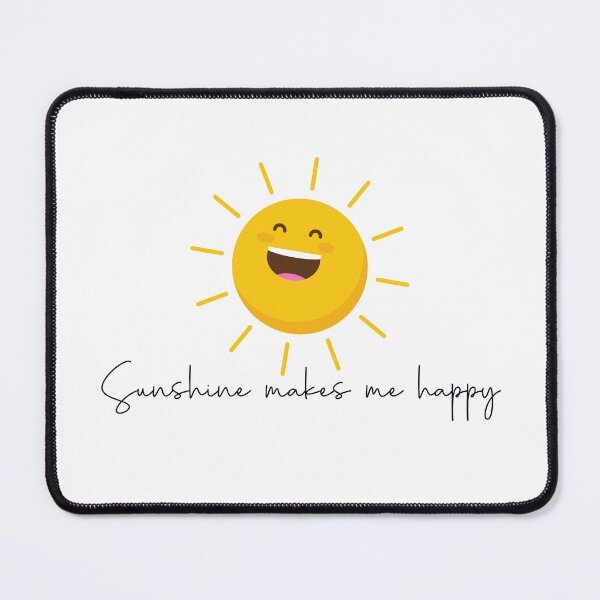Item preview, Kawaii Sun "Sunshine makes me happy" designed and sold by BirdandPoppy.