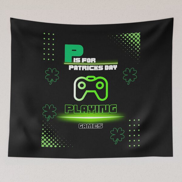 Item preview, P Is For Playing Video Games designed and sold by CREATIVELEANS ⭐️⭐️⭐️⭐️⭐️.