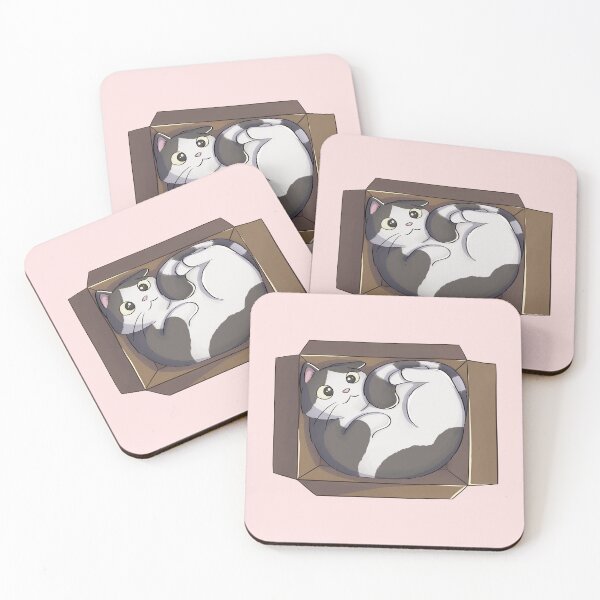 Item preview, Cat Curled Up In Box designed and sold by Meowrye.