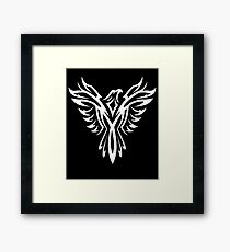 Mythical Phoenix T-Shirt Bird Rise From Ashes Graphic Tee T-Shirt Framed Print