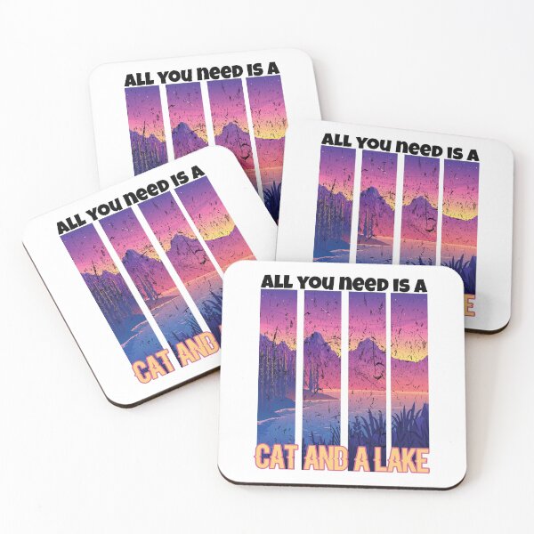 Item preview, All You Need Is A Cat And A Lake - Funny Cat Lover designed and sold by storefoxmix.