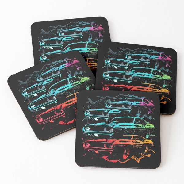 Item preview, Vintage Muscle Cars Synthwave designed and sold by pedrogag.