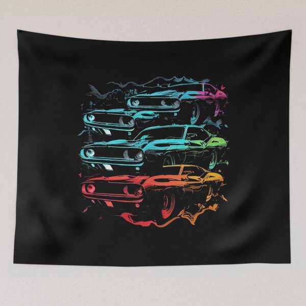 Item preview, Vintage Muscle Cars Synthwave designed and sold by pedrogag.